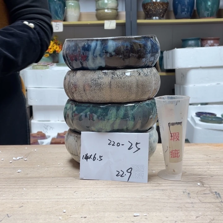 紫砂花盆多肉花盆微瑕25