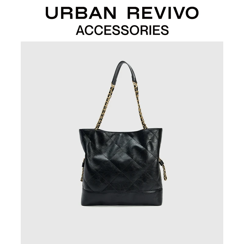 URBAN REVIVO2025秋季新款女士气质小香菱格单肩包UAWB50181