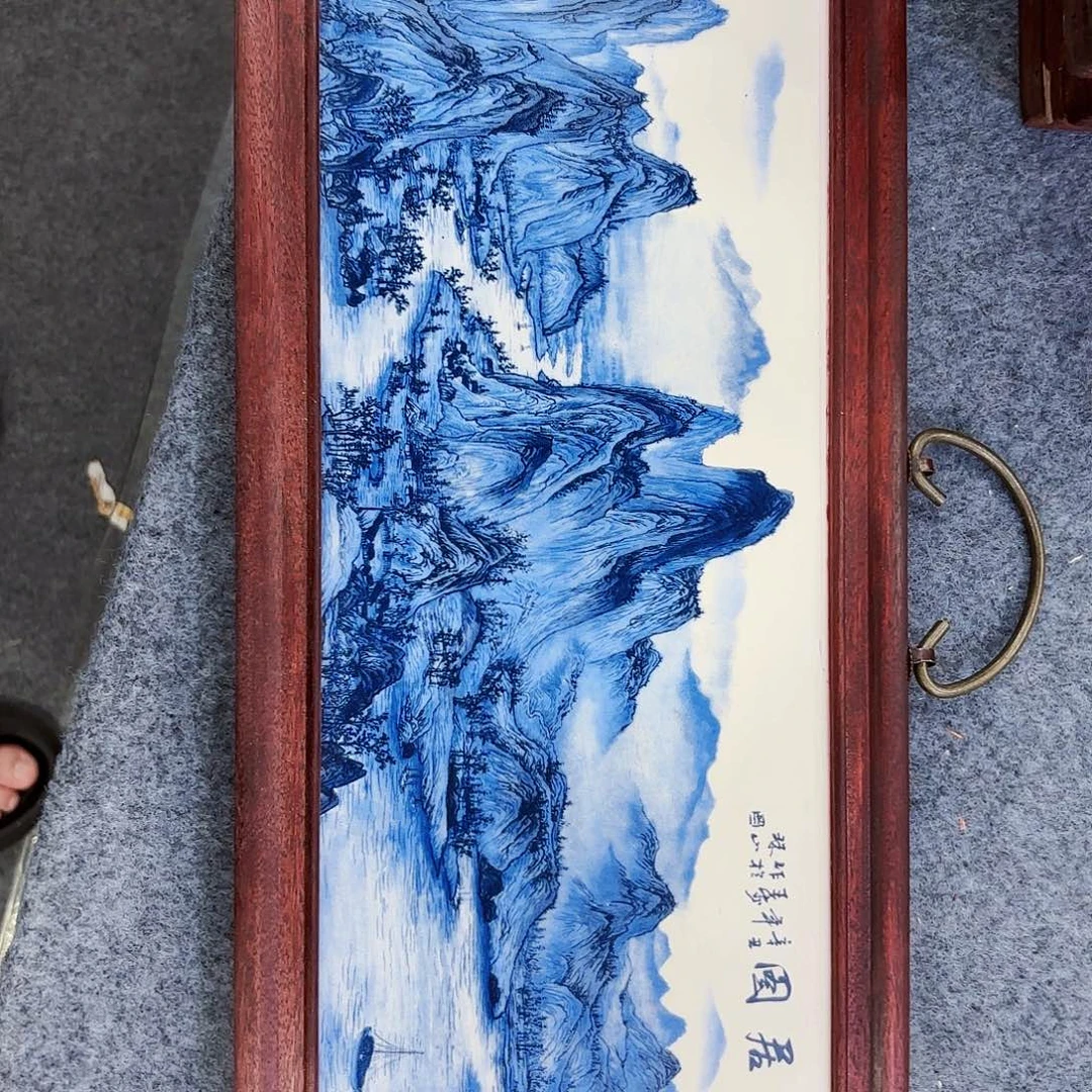 摆件景德镇陶瓷瓷板画