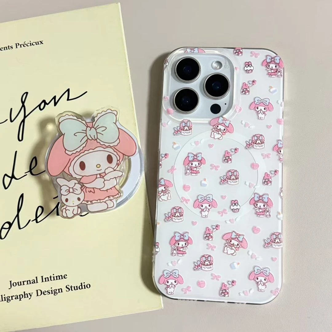 【imd大孔磁吸】满屏美乐蒂适用iPhone17苹果16Pro/15Promax手机壳