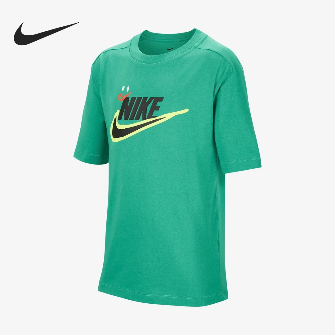 NIKE/耐克Dri-FIT大童男孩舒爽短袖 HF6295-324