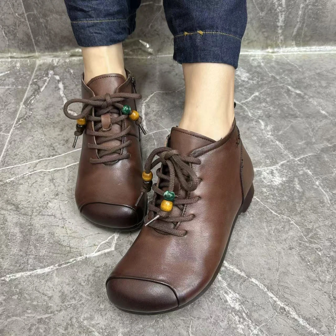 新款复古风柔软舒适百搭休闲女鞋6696