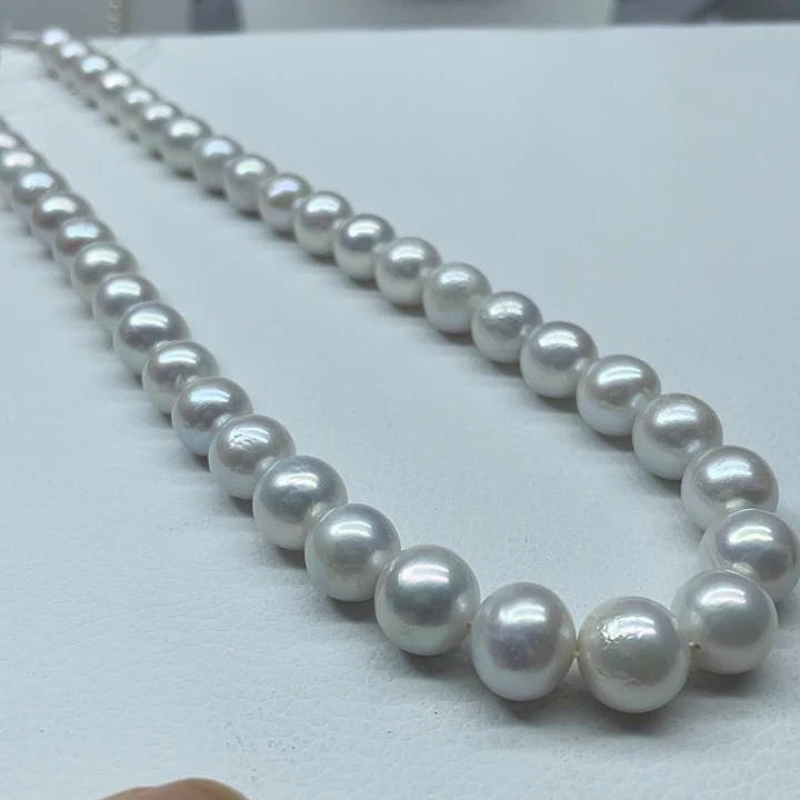 合金淡水珍珠9-10镜面光捡漏