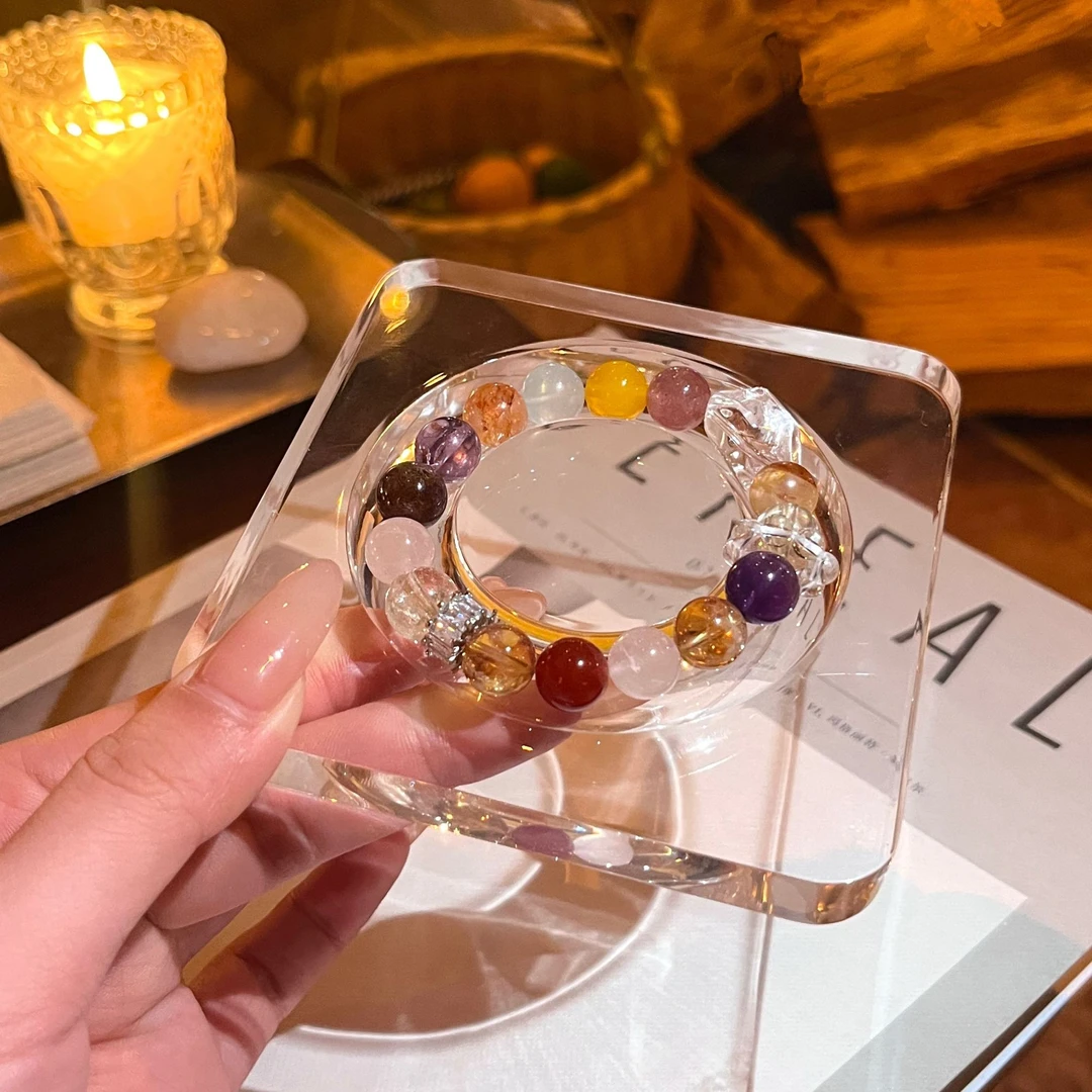 【直播代拆】天然水晶散珠多宝手串对对碰，拍1拆5，欧气满满！