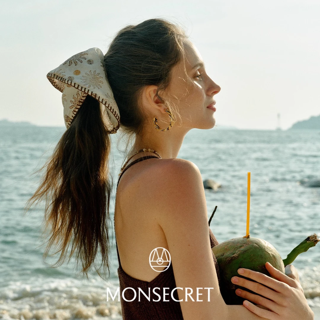 MONSECRET设计师品牌 波澜发圈 气质高级感 DSC买手店 BY5M37005