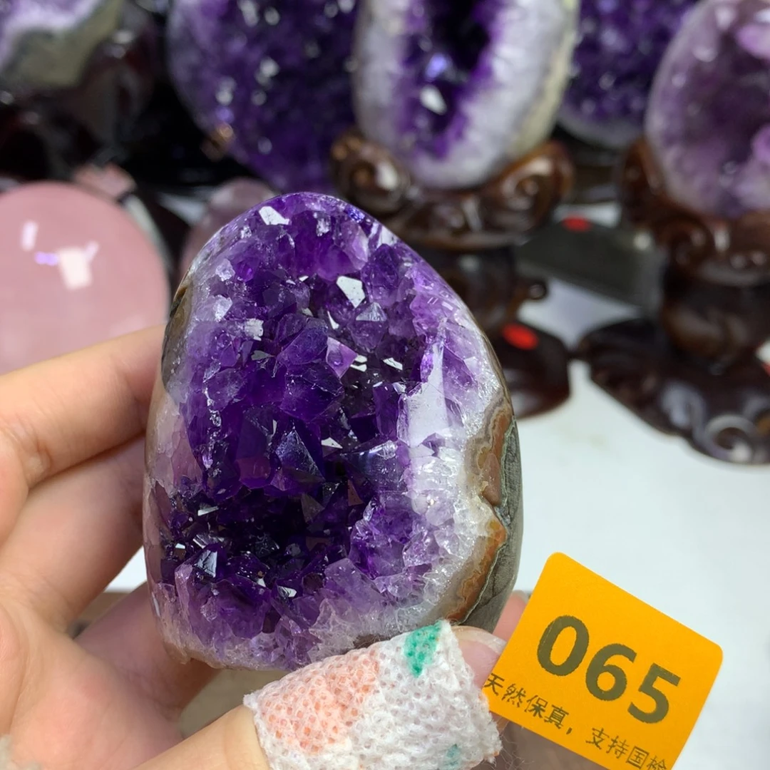 摆件紫晶未镶嵌紫晶