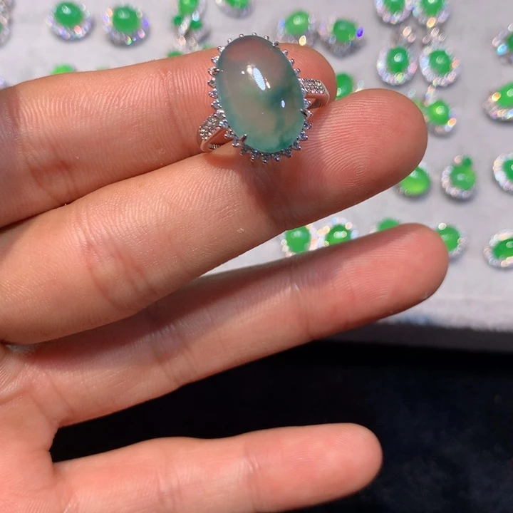 翡翠未镶嵌戒指翡翠戒指