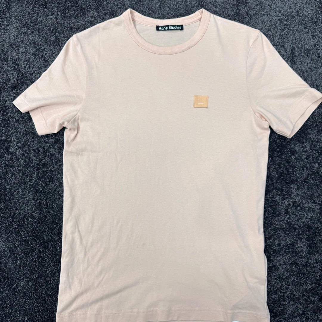 99新 Acne studio  Acne Studios 纯色圆领短袖 男女同款 xxs码