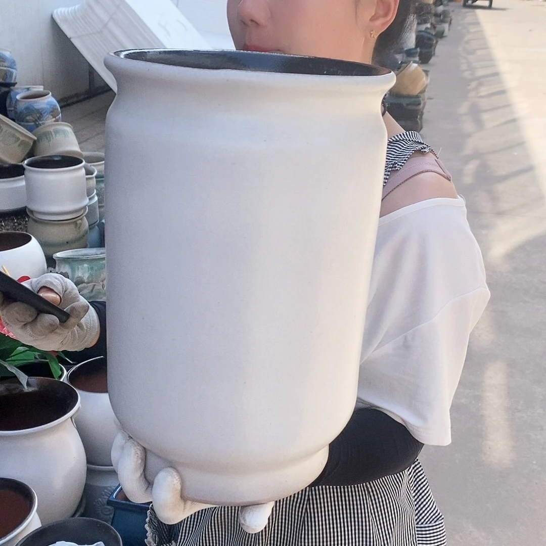 紫砂花盆正品口20高31
