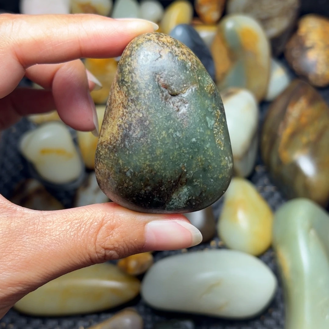 和田玉未镶嵌挂件99