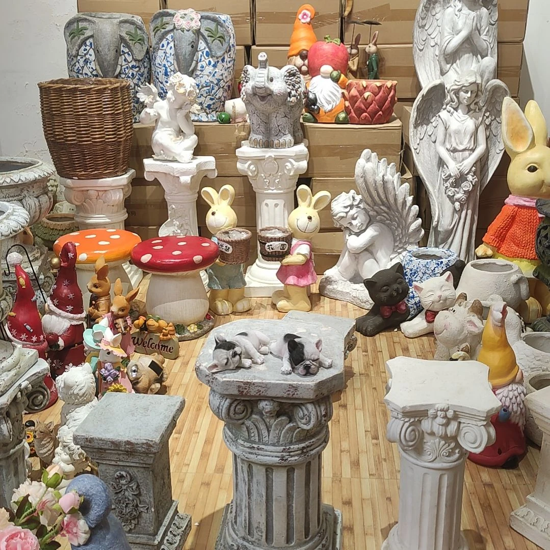 合成树脂树脂两只小狗狗摆件