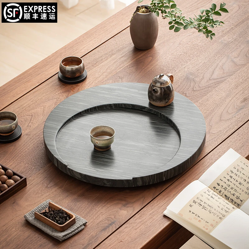 BERTHA DENTON/伯莎丹顿天然皇庭玉石茶盘办公高档客厅茶台茶托