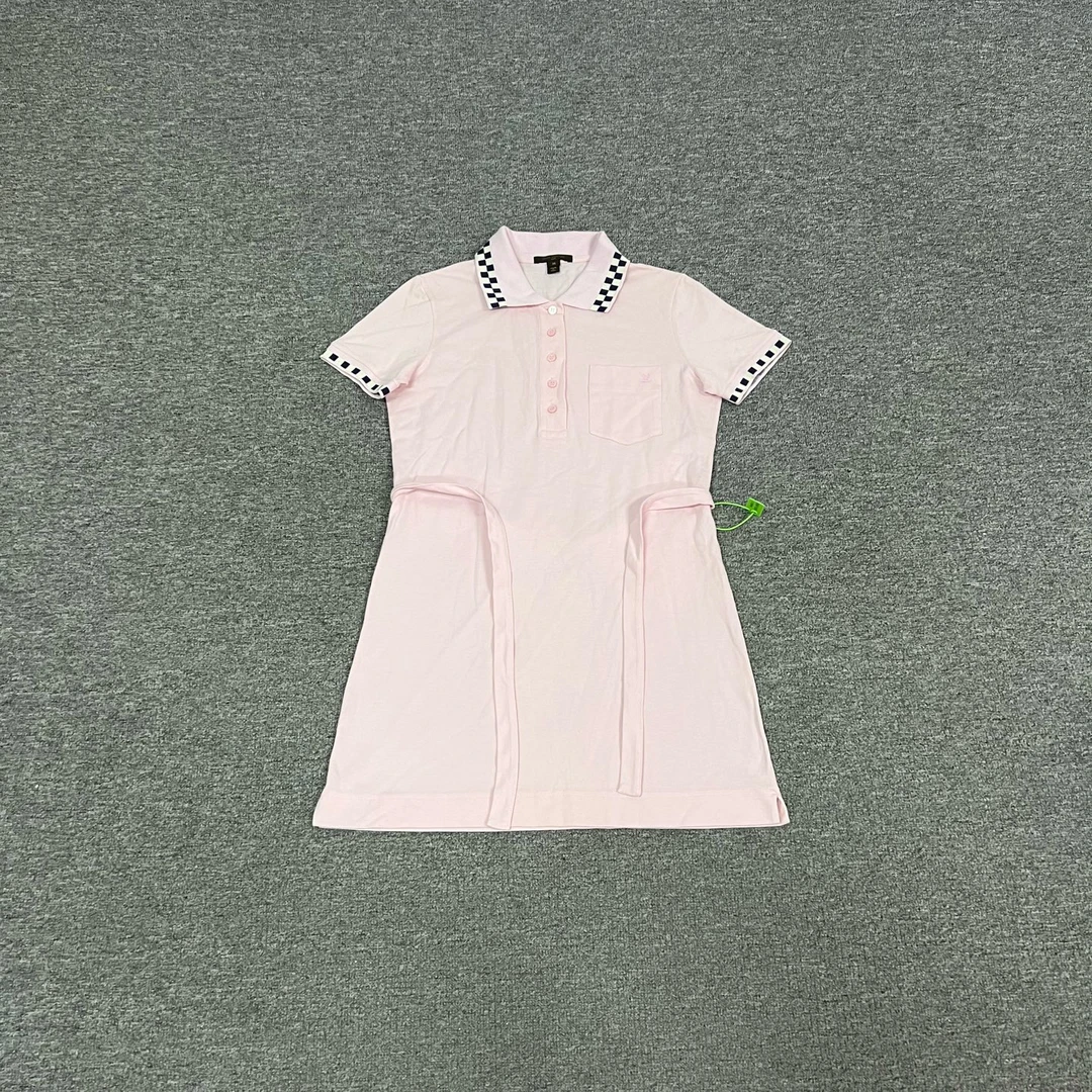 99新 Alexander McQueen/亚历山大·麦昆 lv 粉色连衣裙