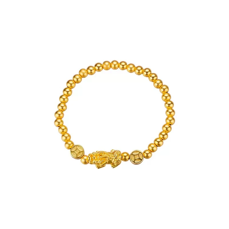 合金手链 【中阿】迪拜锡金貔貅手链LS