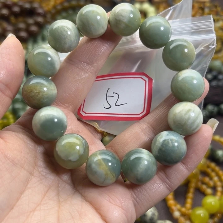 蛇纹石玉未镶嵌手链