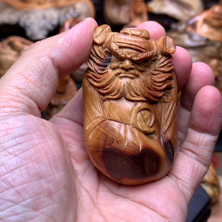 柏木（崖柏）崖柏陈化料手把件