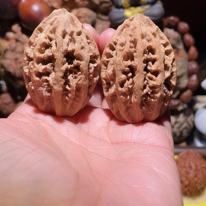 抖音直播间核桃川字纹