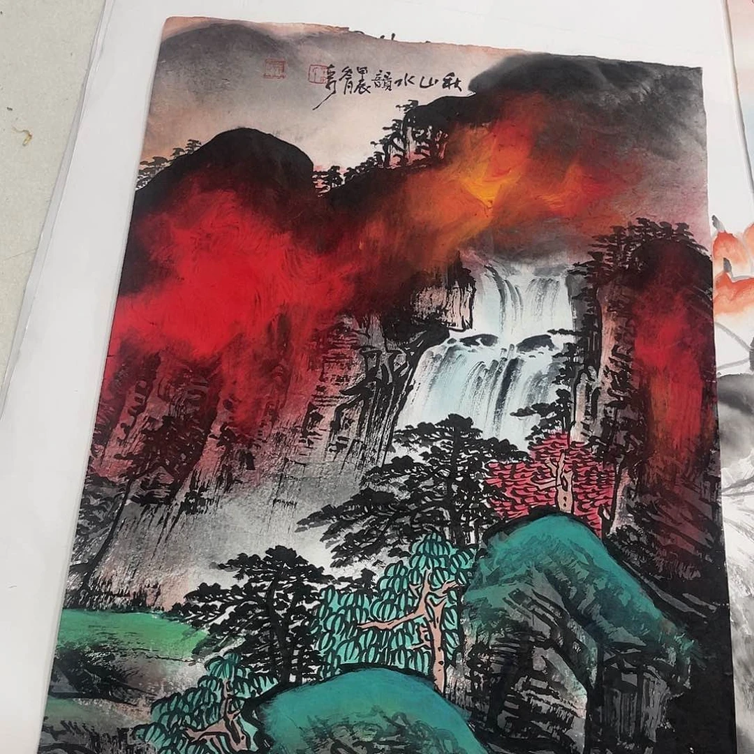 姜奇老师山水作品