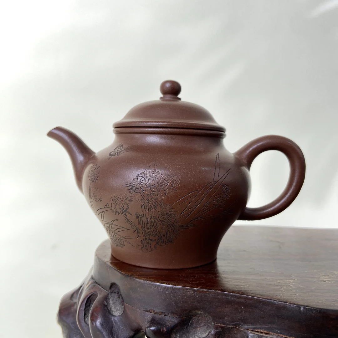 宜兴手工紫砂陶 （实力派1）茶壶GS4174-24