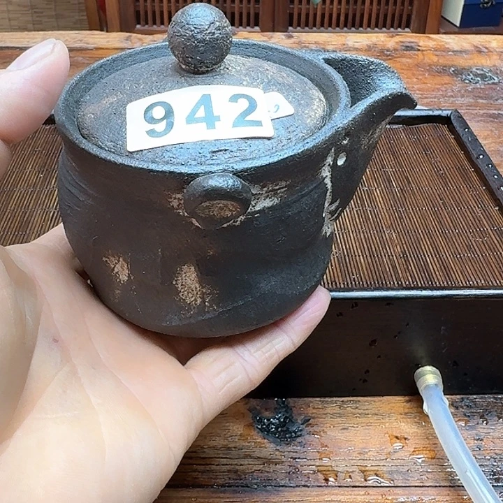 纯手工制作粗陶茶具