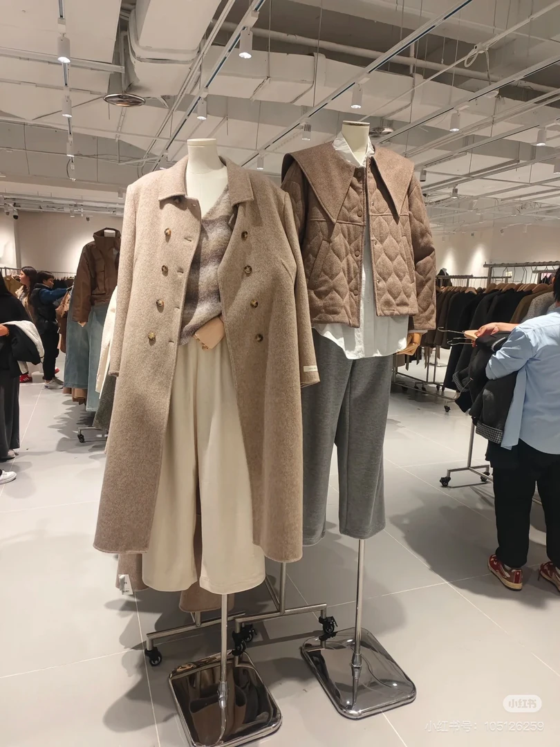 27188韩代高货加绒加厚大翻领外套R988衣长60