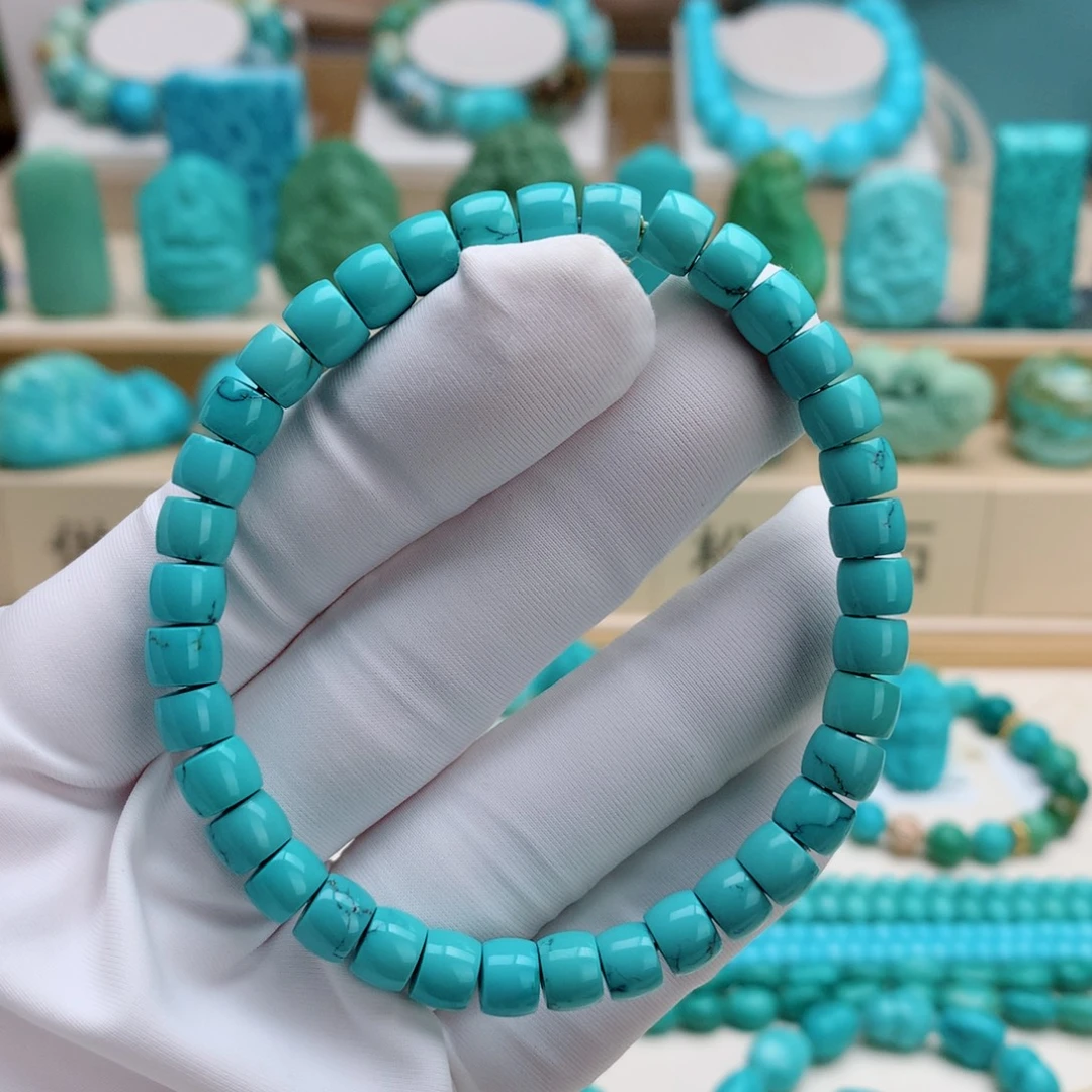 绿松石未镶嵌挂件