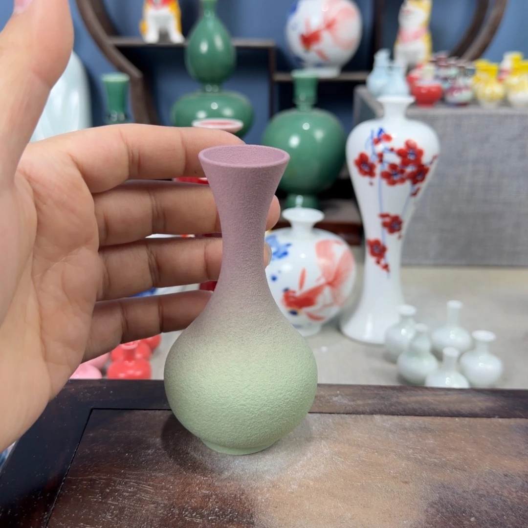 陶瓷手工小花器摆件