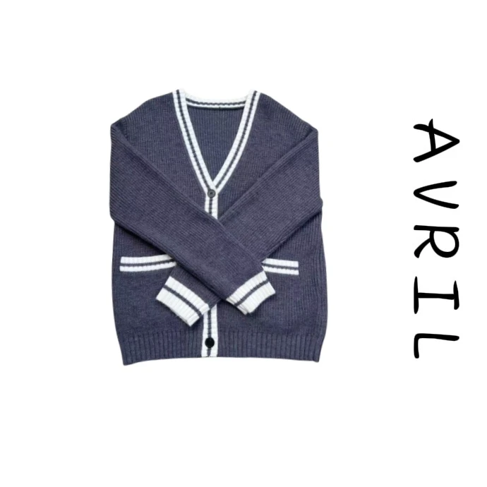 开衫毛衣针织时尚长袖百搭学院风02