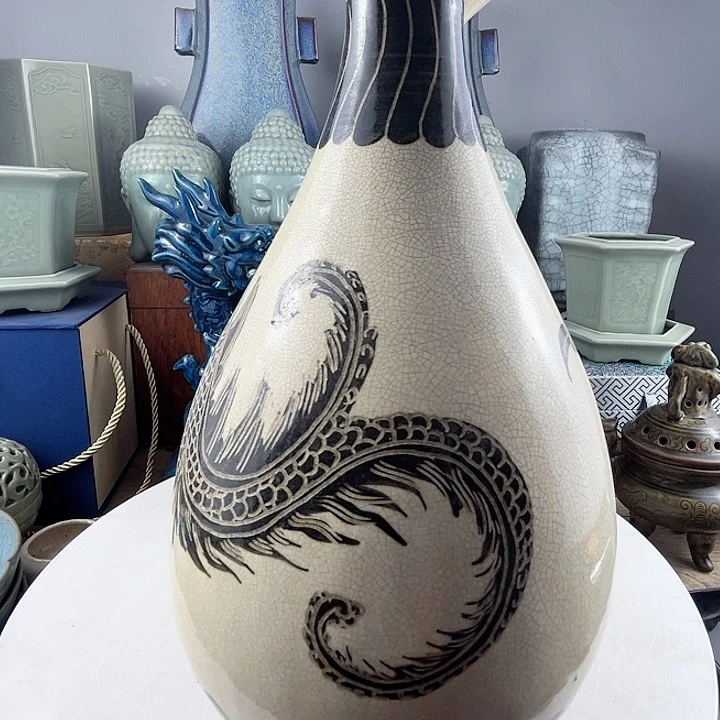 瓶手工制作陶瓷摆件