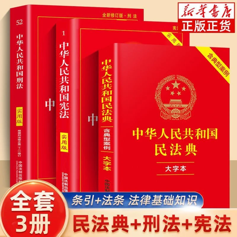 现行法律中华人民共和国刑法书籍民法典宪法劳动法用版