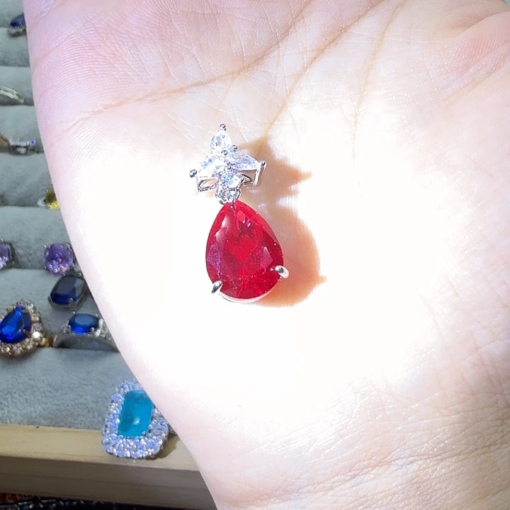 银S925镶嵌水晶戒指