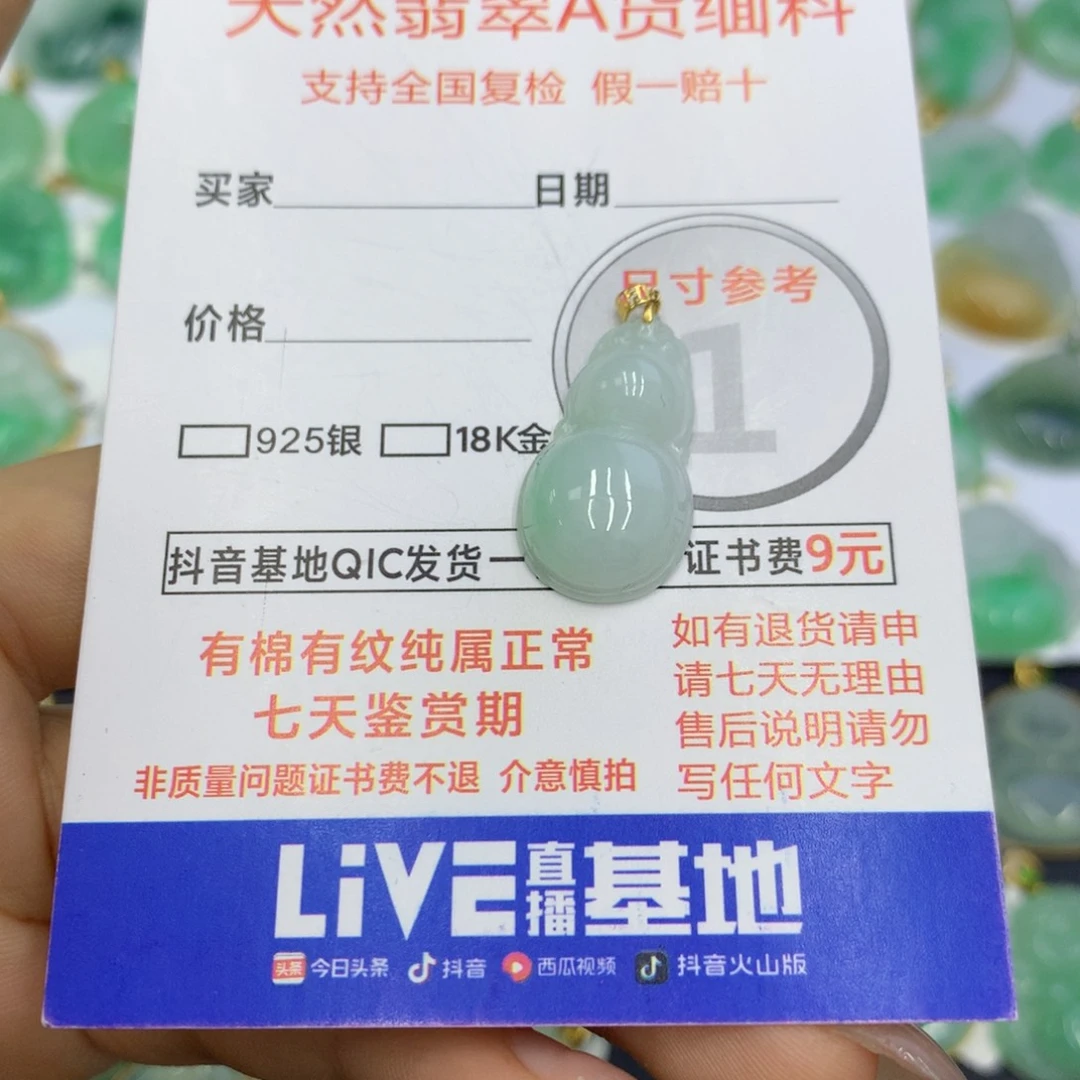 翡翠颈饰未镶嵌翡翠
