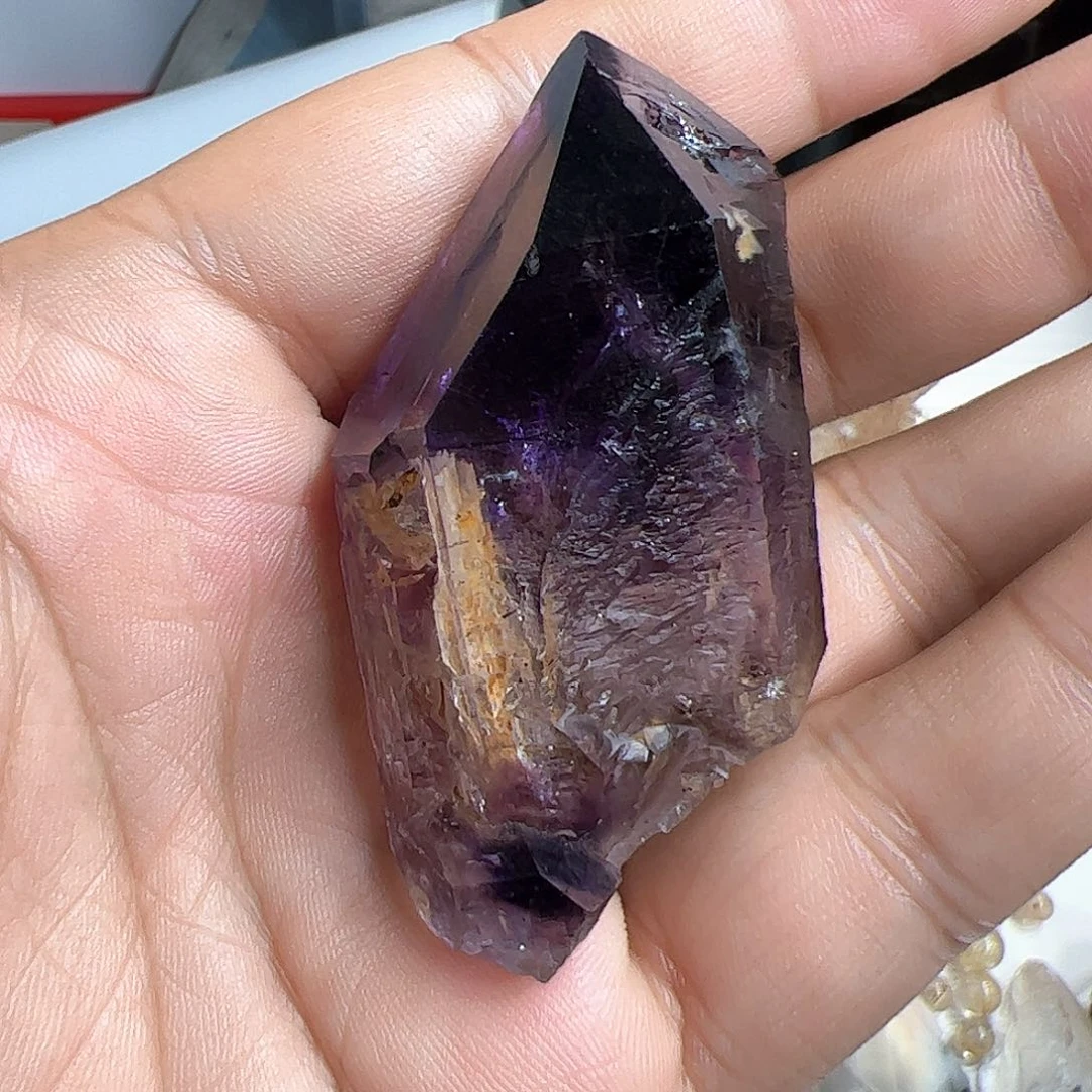 大鱼矿晶未镶嵌水晶甜**菜