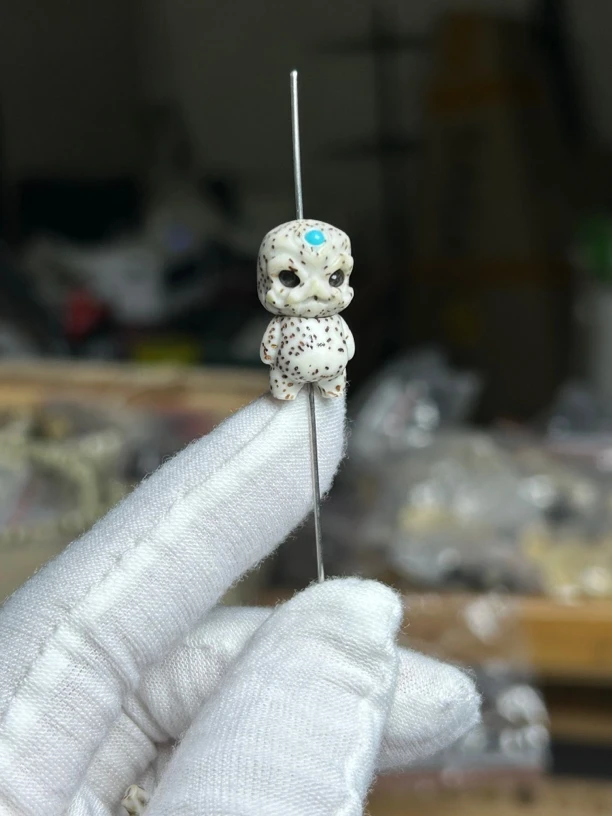 星月菩提雕刻，配饰 背云 三通 挂件 经典呆 原生态 海南料