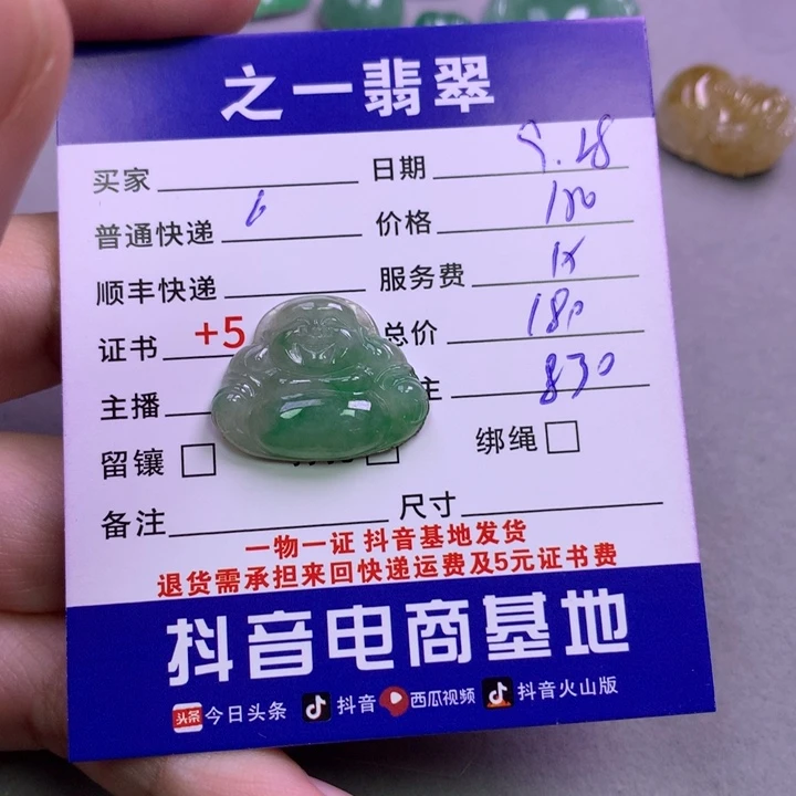 颈饰未镶嵌翡翠z*