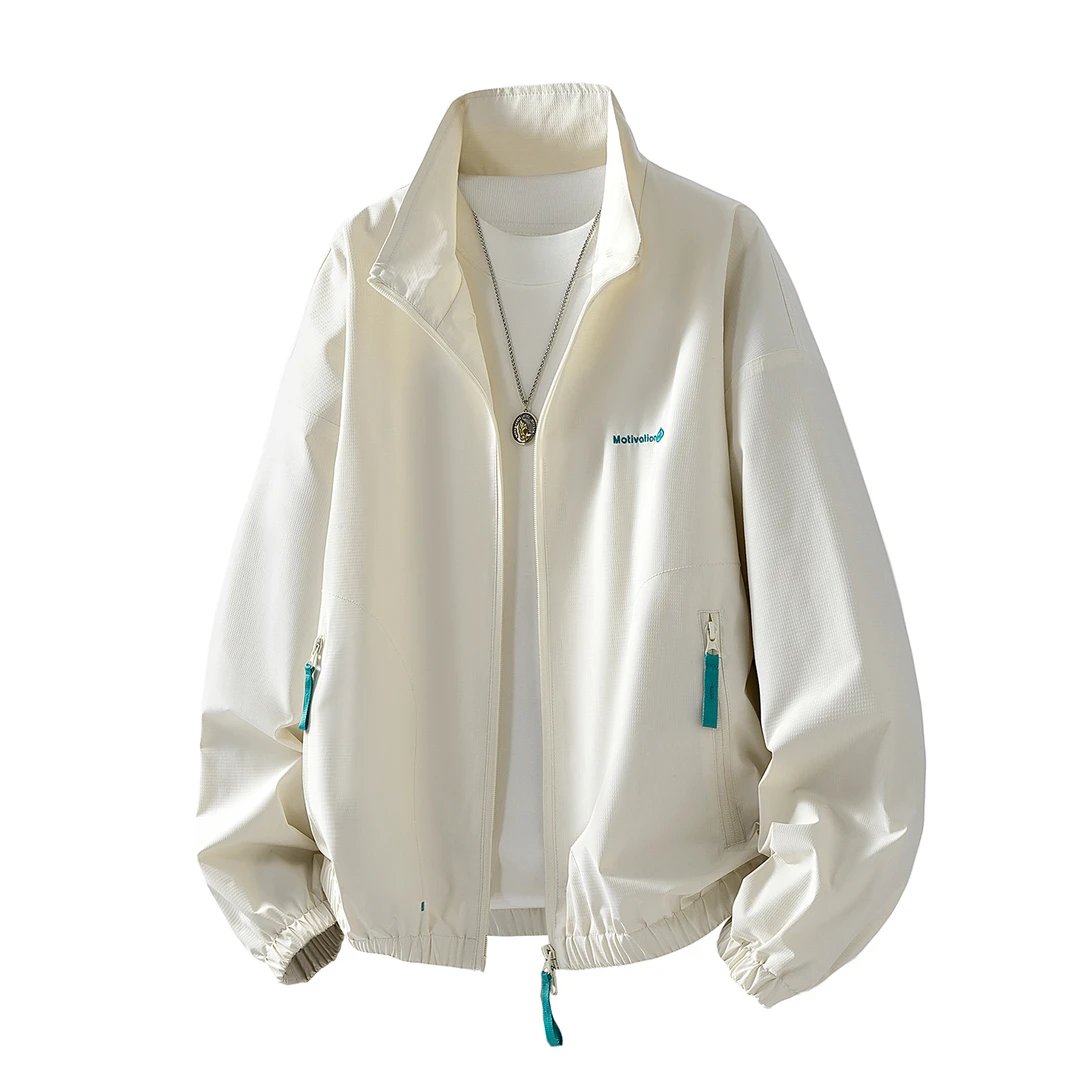 MTVO秋冬新款立领撞色拉链夹克帅气潮流设计感外套休闲百搭夹克