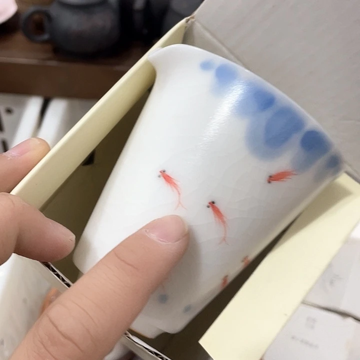 陶瓷茶具全部清清完回家过年