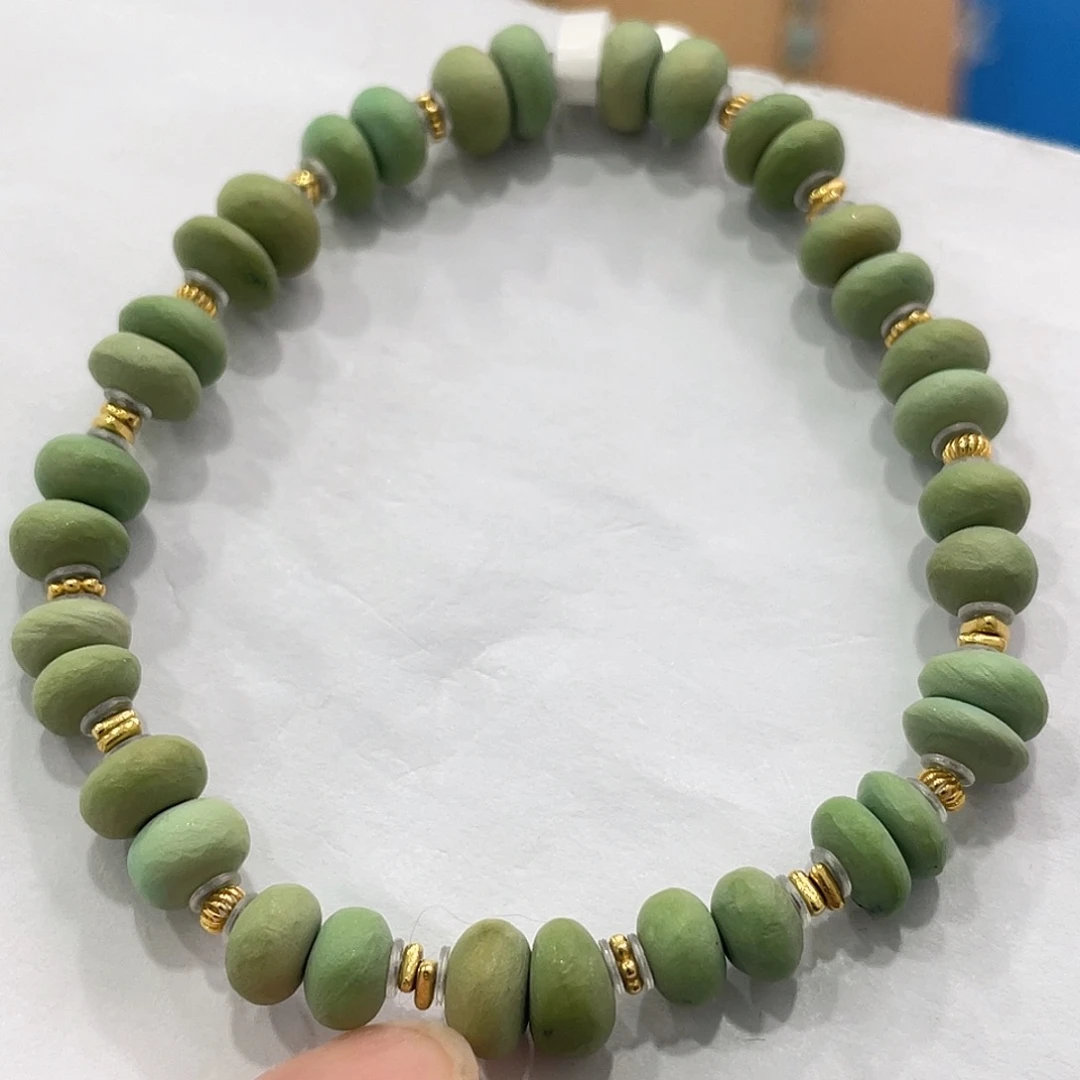 绿松石18K金镶嵌珠宝奇石