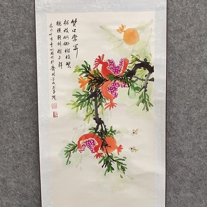 国画刘国华手绘作品1111