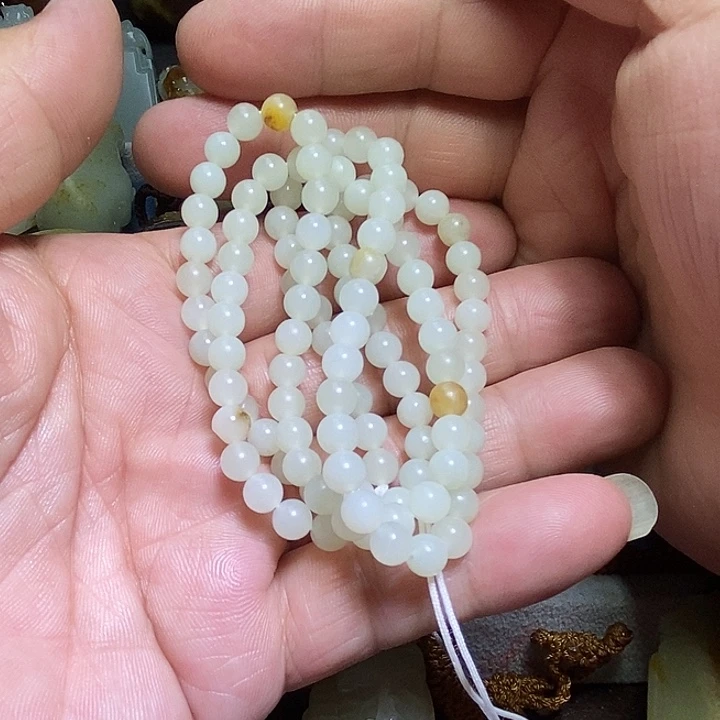 和田玉未镶嵌挂件阿*