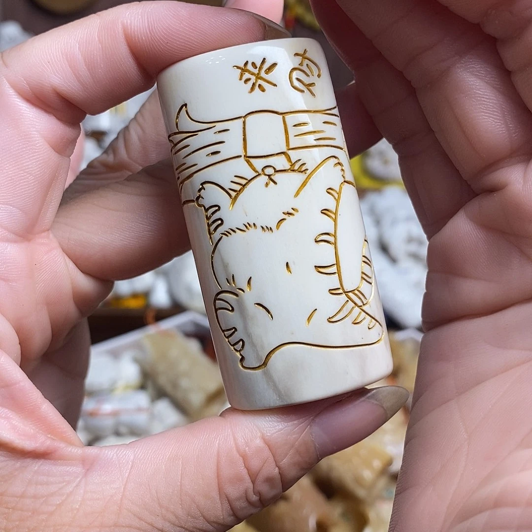 鹿骨把件25号来财骨笛