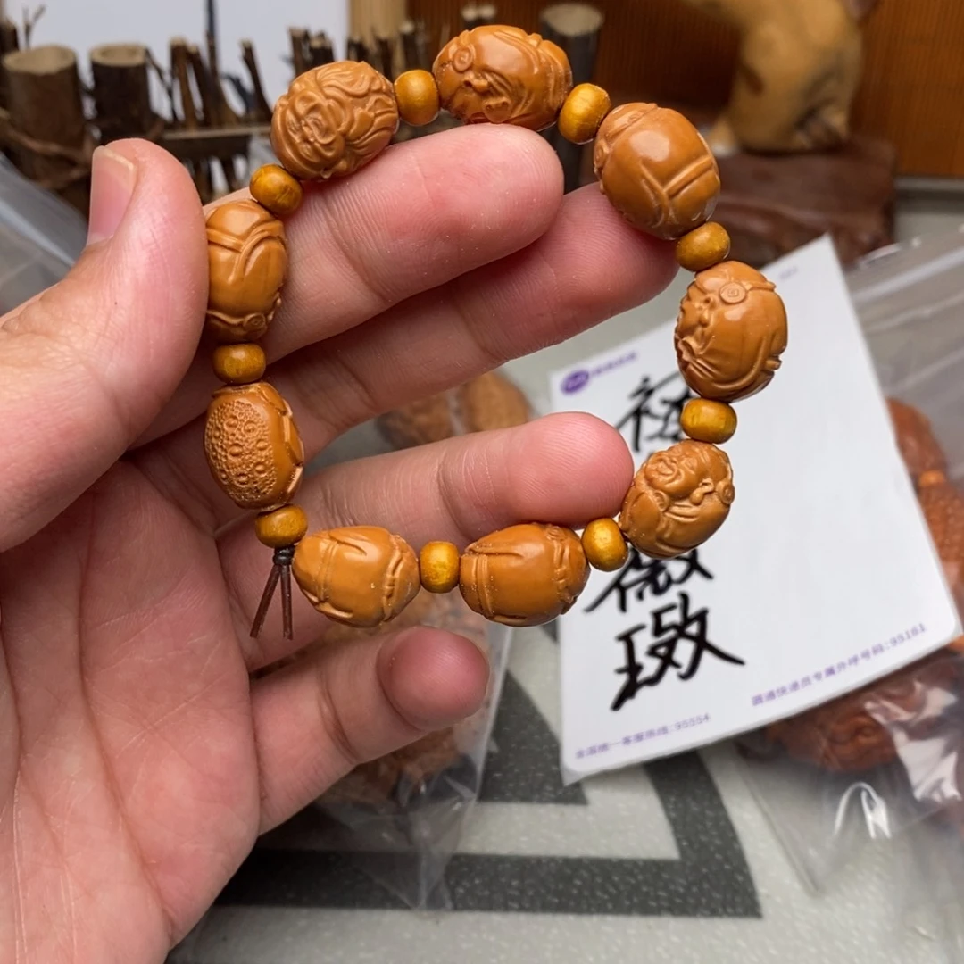 橄榄核手串/手链橄榄核雕刻工艺宇