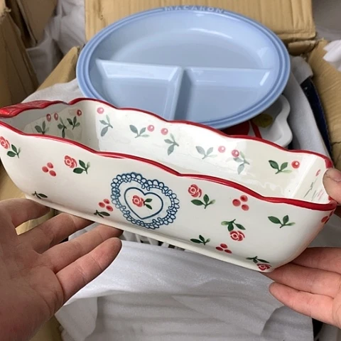 盘陶瓷制品满25拼单发货默认微瑕