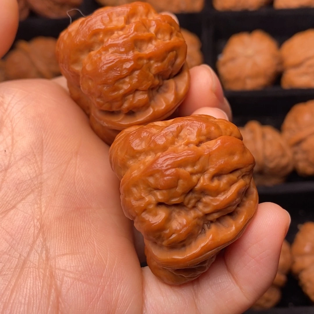 文玩核桃把件秦岭野生核桃