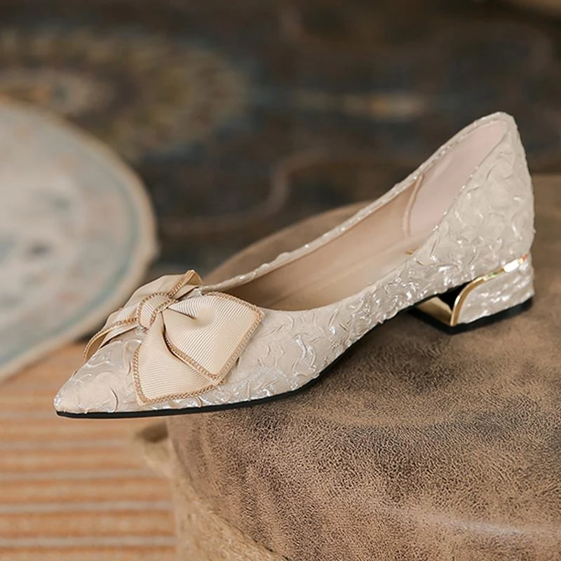 【JTG&SHOES 官方正品】2025年百搭新款气质配裙夏季软底法式单鞋