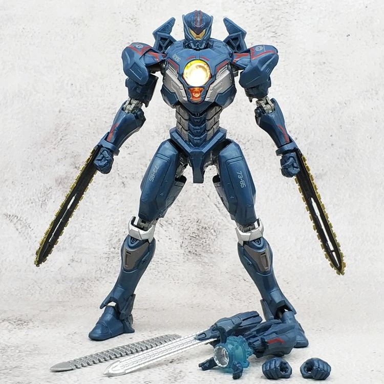 环太平洋机甲模型发光暴风赤红危险复仇流浪者尤里卡可动手办玩具
