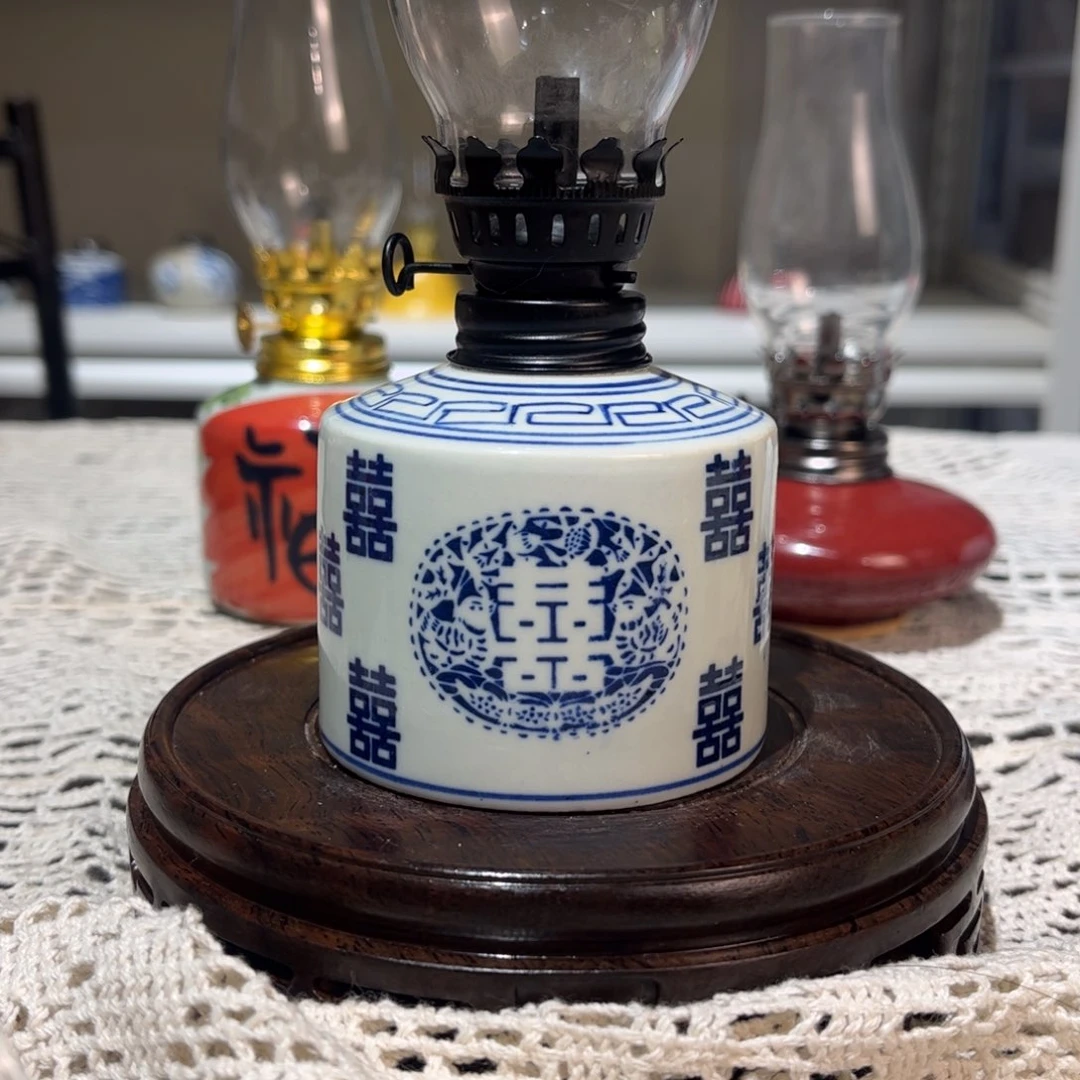 摆件景德镇陶瓷香薰灯