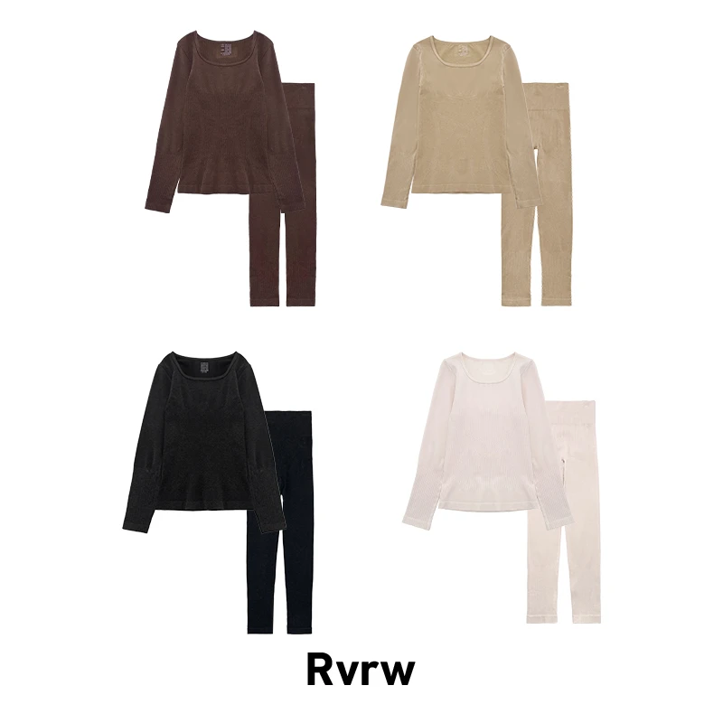 若大王山茶花香氛肌底衣舒适保暖冬季修容塑形保暖套装 XB2518