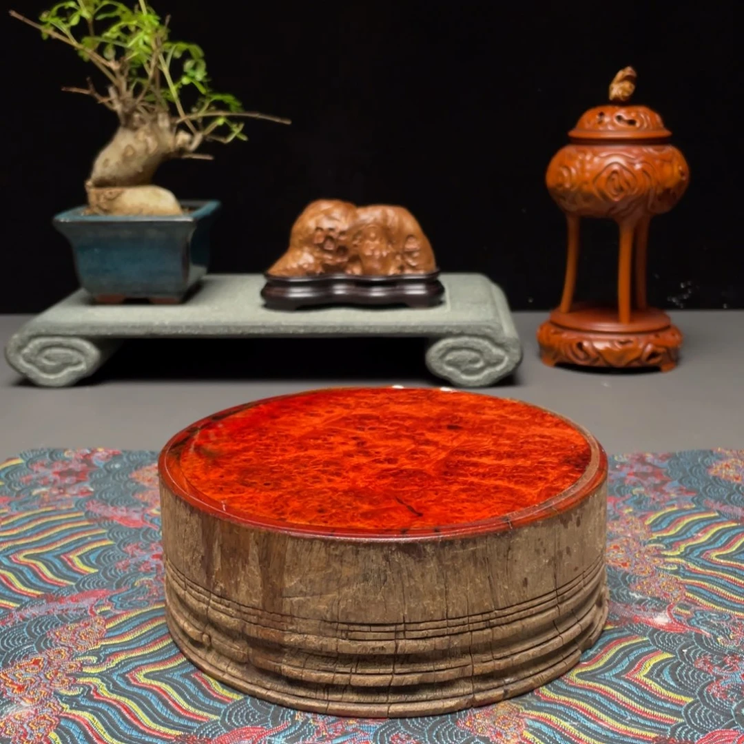 知***己香榧木       底座