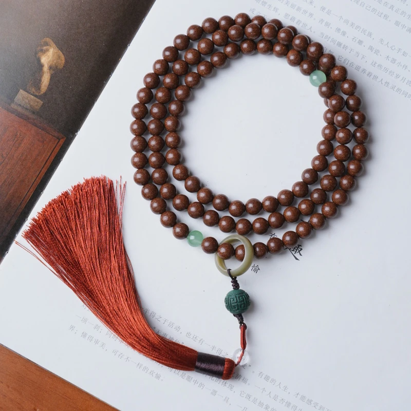 【合香】【千伶】 非遗 108颗合香脖挂-流苏款